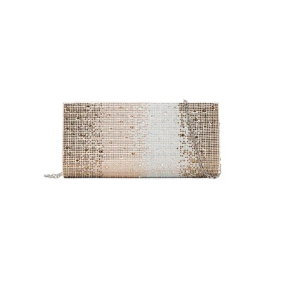 Abbildung von Tamaris Amalia Rhinestone Clutch, Damen, Größe: One Size, Gold