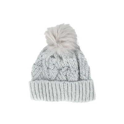 Abbildung von Zigzag Mütze für Kinder, Größe: One Size, Light grey