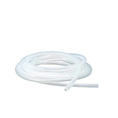Abbildung von Antrella Flexibler Silikonschlauch Lebensmittelqualität 10mm ID x OD 15mm Wandstärke 2.5mm Wasserleitung, transparenter Schlauch 2 Meter Länge