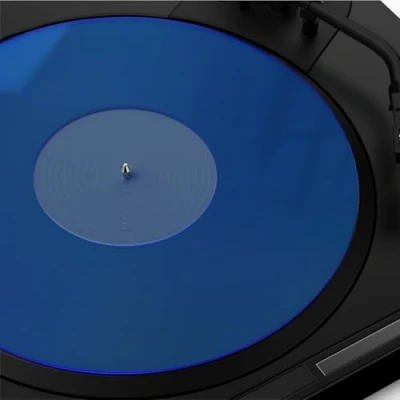 Abbildung von Turntable Mat, Vinyl Record Slip Acrylic Plate, Mats (Blau)
