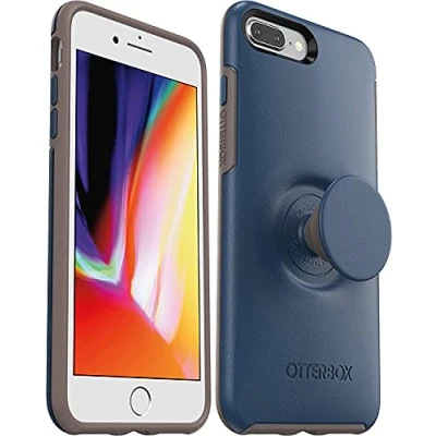 Abbildung von OtterBox + Pop Symmetry Series Hülle für iPhone 7 Plus und 8 (Go to Blue)