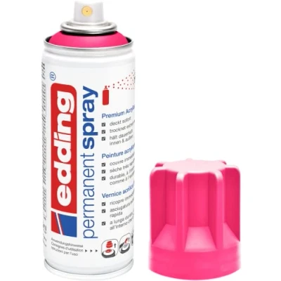 Abbildung von edding Acrylspray Sprühfarbe neonpink matt