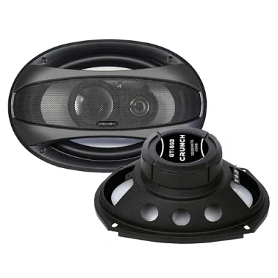 Abbildung von Crunch GTI 693 3 Wege Triax Lautsprecher 15 x 23 cm (6 9) aus der Performance Serie 1 Paar CAR Audio Unlimited
