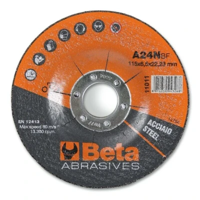 Abbildung von Schruppscheiben Für Stahl Beta Tools Ø125mm Gekröpfter Ausführung (10 Stück)