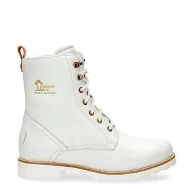 Abbildung von Panama Jack FARA Igloo Schnürstiefelette, Damen, Größe: 39, White Schuhe