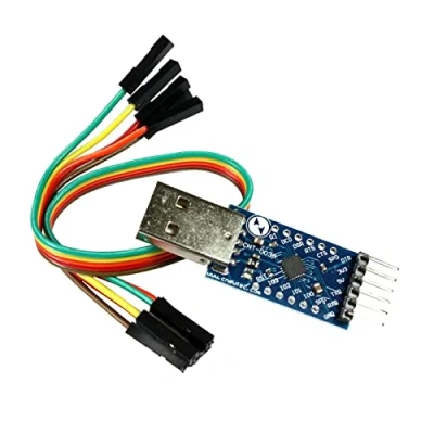Abbildung von Paradisetronic.com USB UART Wandler CP2104, Serielle Schnittstelle/TTL zu USB, 3.3V/5V Serial Converter für Linux, macOS, Win7, Win8, Win10 (Adapter)