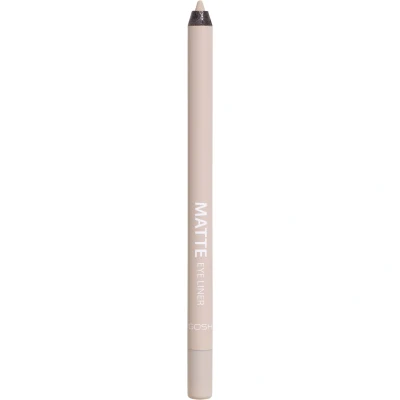 Abbildung von GOSH Matte Eyeliner in intensivem Schwarz I cremig weiche Textur für einfaches Auftragen hohe Deckkraft, ideal Smokey Eyes perfekt zu Maskara vegan &amp; parfümfrei 013 Nude