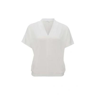 Abbildung von OPUS Kurzarm Sagie Tshirt basic, Damen, Größe: 40, Milk