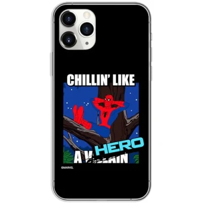 Abbildung von ERT GROUP Handyhülle für Iphone 11 PRO Original und offiziell Lizenziertes Marvel Muster Spider Man 033 optimal an die Form des Handy angepasst, hülle aus TPU