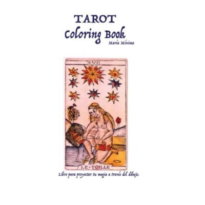Abbildung von Tarot de Marsella. Magia.: Libro para colorear. Coloring book