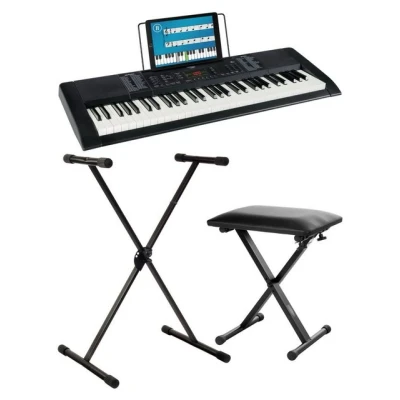 Abbildung von FunKey Home Keyboard 61 Edition (300 Sounds, 300 Rhythmen) (Spar Set, inkl. Keyboardständer &amp; Bank), mit Begleitautomatik und intelligente Lernfunktion