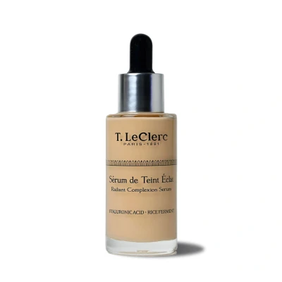 Abbildung von T.LeClerc Anti Aging Serum Nr. 10 Ahorn Flüssige Foundation Pflege, leuchtender &amp; einheitlicher Teint, zweite Haut, Hyaluronsäure, 30 ml