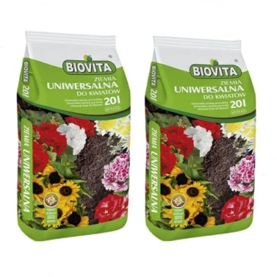 Abbildung von Blumenerde Universalerde Erde Pflanzerde Blumen 2 Säcke Universal 40L
