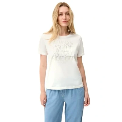 Abbildung von CECIL Damen B323071 Shirt mit Wording Artwork, Vanilla White, S