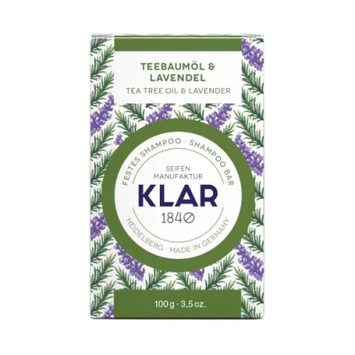 Abbildung von Klar Seifen fester Conditioner Teebaumöl &amp; Lavendel 100g (gegen Schuppen), geeignet für schuppiges Haar, 11184