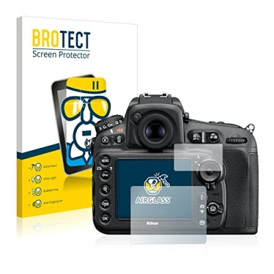 Abbildung von BROTECT Schutzglas für Nikon D810 Schutzfolie Panzer Folie Glas [Extrem Kratzfest 9H, Anti Fingerprint, Ultra Transparent]