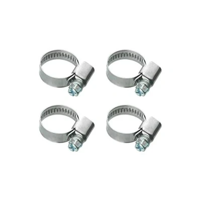 Abbildung von Cornat Schlauchschelle Ø 12 20 mm Spannweite 9 Bandbreite 4 Stück im Set Aus rostfreiem Edelstahl / Schlauchklemme Schlauchbefestigung T308301
