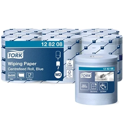 Abbildung von Tork Papier d&#039;Essuyage Wiping Paper Centerfeed 1 couche bleu M2 128208