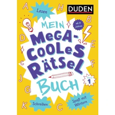 Abbildung von Mein megacooles Rätselbuch Lesen Schreiben Spaß mit Wörtern ab 8 Jahren Band 1