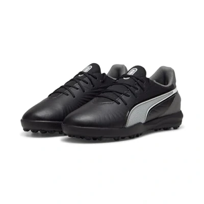 Abbildung von Puma KING Match TT Fußballschuh Multinocken für Kinder, Größe: 34, Black/white/cool dark gray Schuhe