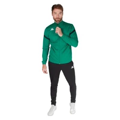Abbildung von Kappa Unisex Erwachsene Dalcito Trainingsanzug, Verde/Schwarz, S