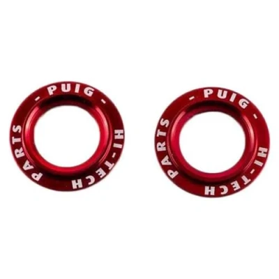 Abbildung von Puig Aluminium Ringe Set 20025R für Schutz von Gabel/Kippbar PHB19