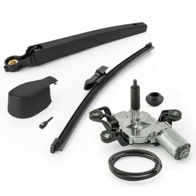 Abbildung von LST Wischermotor Heck Scheibenwischer Set Motor hinten Dichtung f VI Polo 6R