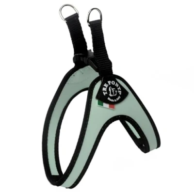 Abbildung von Tre Ponti Easy Fit Geschirr Classic mit Klickverschluss, Farbe:Mint/Schwarz, Größe:1/25 30 cm/bis 3 kg