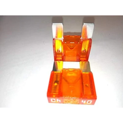 Abbildung von 5x Flachstecksicherung Maxi Sicherung 40A / 32V orange