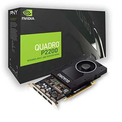 Abbildung von PNY Quadro P2200 5GB GDDR5, VCQP2200 PB, Schwarz