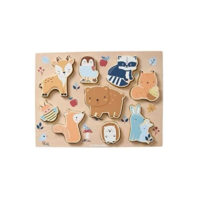 Abbildung von Vertbaudet Steckpuzzle,Wald, Holz FSC® grün