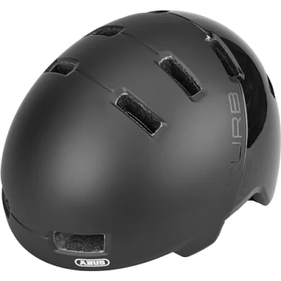 Abbildung von ABUS Stadthelm Skurb ACE Stylischer Fahrradhelm im Alltag, beim Skaten, BMX Fahren oder Longboarden Schwarz, Größe L