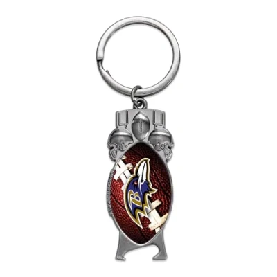 Abbildung von Rico Industries NFL Football Baltimore Ravens geformter Flaschenöffner, Schlüsselanhänger, tolles Geschenk