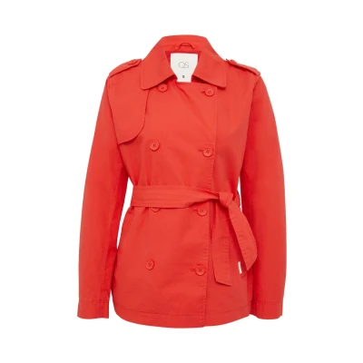 Abbildung von QS MIT GÜRTEL Leichte Jacke, Damen, Größe: Large, Rot