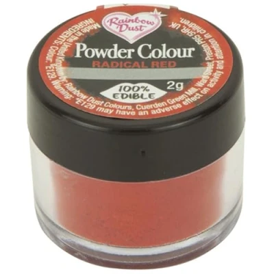 Abbildung von Rainbow Dust Puderfarbe radical red 2g