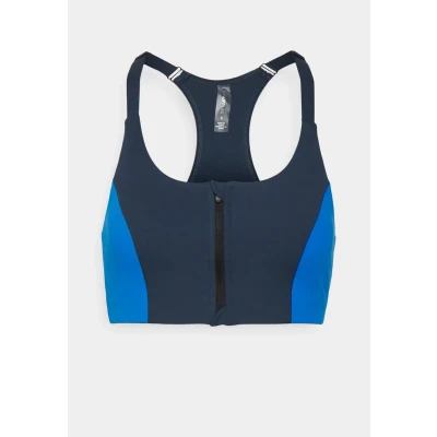 Abbildung von ONLY Play Onpbotilda NEW ZIP BRA Sportbh mit mittlerer Stützkraft, Damen, Größe: XS, Blue nights