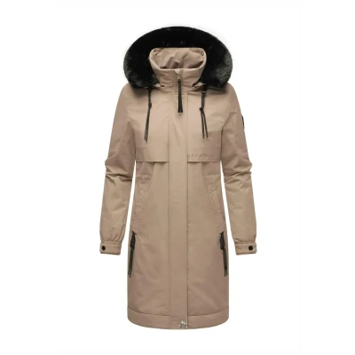 Abbildung von Navahoo Kaltwetterretter Wintermantel, Damen, Größe: Small, Taupe grey