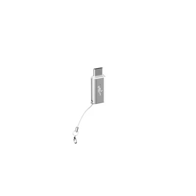 Abbildung von Mobility Lab ML313870 Adapter USB C auf Lightning Plug and Play, Laden und Synchronisieren, super kompakt, integrierte Handschlaufe Aluminium Finish