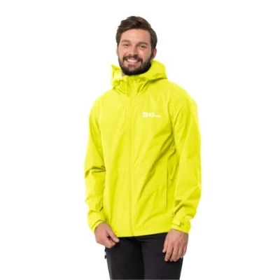 Abbildung von Jack Wolfskin Elsberg Regenjacke / wasserabweisende Jacke, Herren, Größe: XXL, Firefly