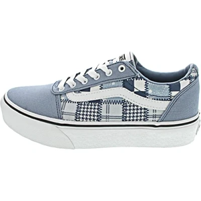 Abbildung von Vans Ward Platform Sneaker, Patchwork Light Blue, 36 EU
