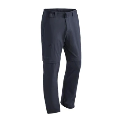 Abbildung von Maier Sports Tajo, Herren Wanderhose, Wasserabweisende Outdoorhose für Trekking und Hiking, Praktische T Zipp off Funktion, PFC frei, mSTRETCH pro 4 &amp; Dryprotec, Blau, 56 (W38/L32)