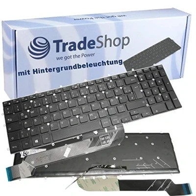 Abbildung von Trade Shop Original Laptop Tastatur Deutsch QWERTZ kompatibel mit Dell Latitude 3590/Vostro 3583/3584/5568/G3 15 3579/G3 17 3779/G5 5587/G7 7588