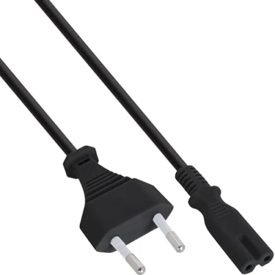 Abbildung von InLine® Netzkabel, Netzstecker auf Euro 8 C7 Stecker, 1,8m