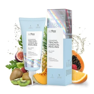 Abbildung von So!Flow Kopfhaut revitalisierendes Peeling mit Ganoderma &amp; Panthenol Fördern Sie die Vitalität der einem speziell formulierten Peeling, um zu nähren und verjüngen.