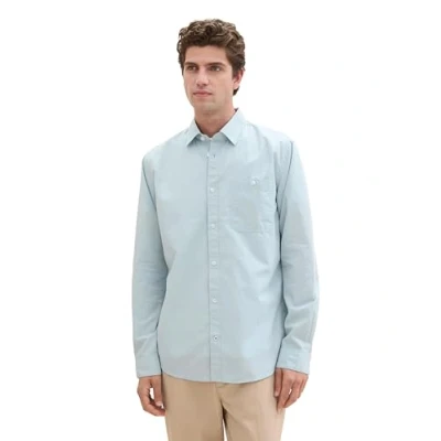 Abbildung von TOM Tailor Hemd, Herren, Größe: Large, Dusty mint fil a