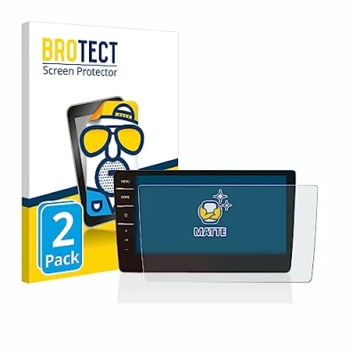 Abbildung von BROTECT Entspiegelungs Schutzfolie für Volkswagen Golf 7 Discover Pro 9.2&quot; 2017 (2 Stück) Matte Displayschutz Folie, Anti Fingerprint