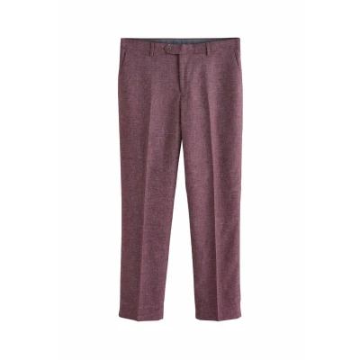 Abbildung von Next Textured Stoffhose, Herren, Größe: 32x33, Pink