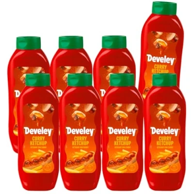 Abbildung von Develey Curry Ketchup 8er Pack (8 x 875ml) Fruchtig würzig mit Kick