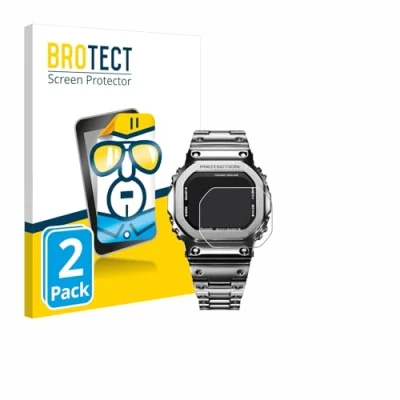 Abbildung von BROTECT (2 Stück Schutzfolie für Casio G Shock GMW B5000D 1ER Displayschutz Folie Ultra Klar