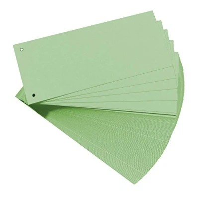 Abbildung von Herlitz Abheftstreifen 100 Trennstreifen / 180g Farbe: grün